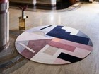 Round Rug Hand Tufted Wool Multi Color Carpet Area Rug