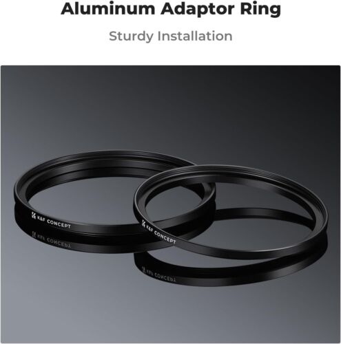 K&F Concept 2 pz adattatore anello step-up anello anello filtro step up per filtro uv nd cpl - Foto 10 di 186
