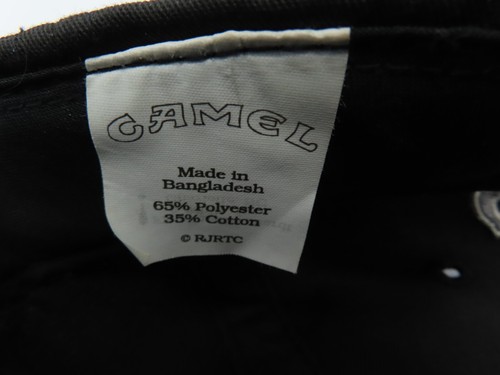 Vintage Camel Cigarettes embroidered Black Hat Cap Snapback - Picture 9 of 10