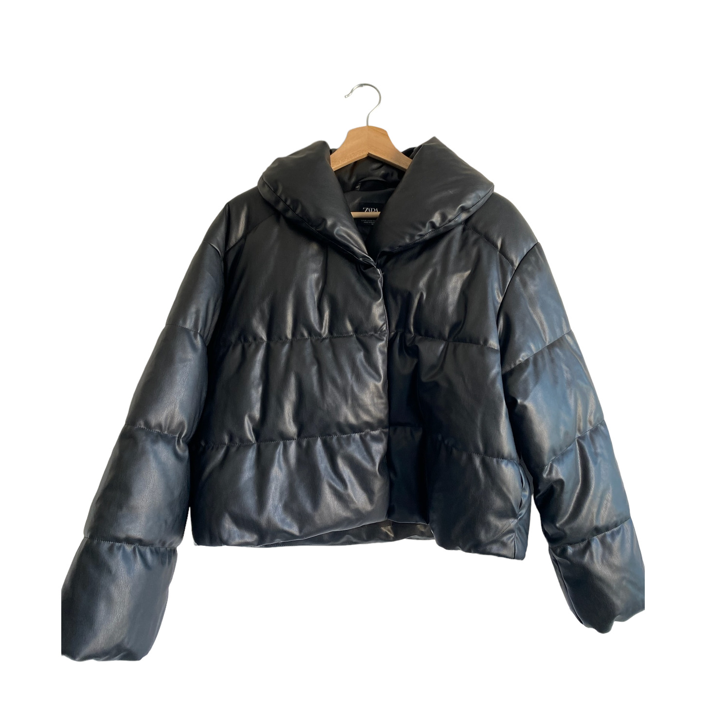 Zara Black Puffer Jacket - image 1