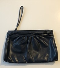 Vintage Navy Blue Wristlet Purse MCI Made In Taiwan GS3D23