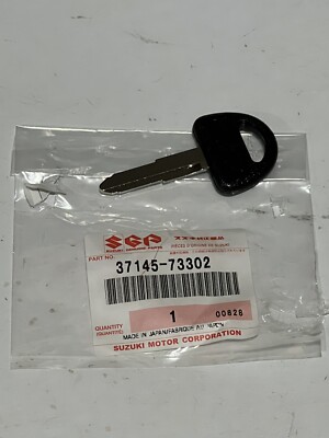New Genuine OEM Suzuki Samurai Sprint Plastic Head Uncut Key Blank  37145-73302