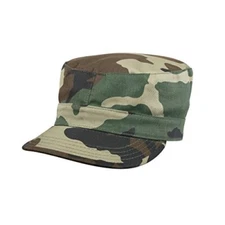 Rothco Fatigue Cap, Woodland Camo