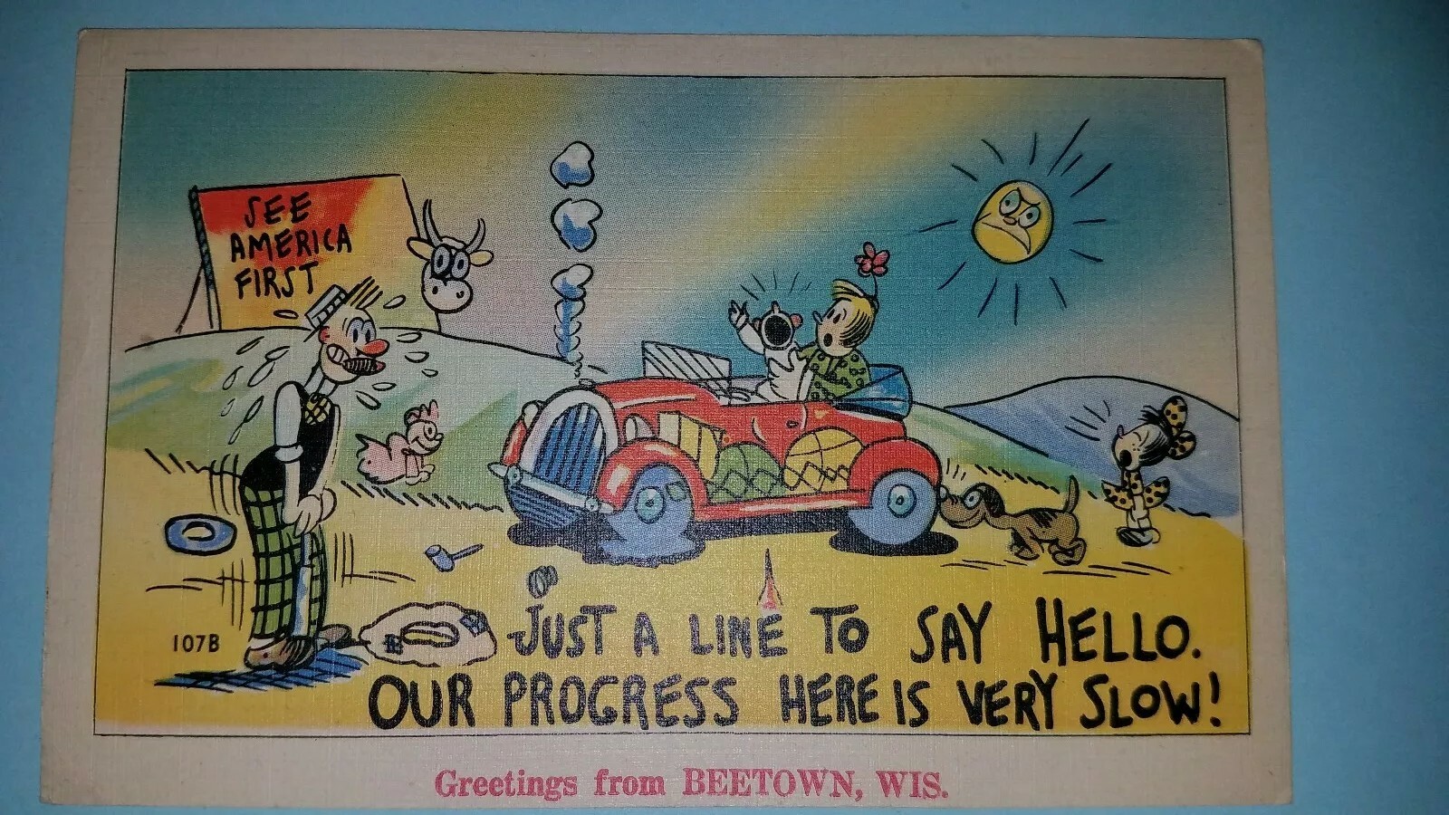 Vintage Postcard Beetown Wisconsin Grant County eBay