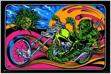 Gettin Stoned  by Dirty Donny Non-Flocked Blacklight Poster 36.5 x24.5 Laminated