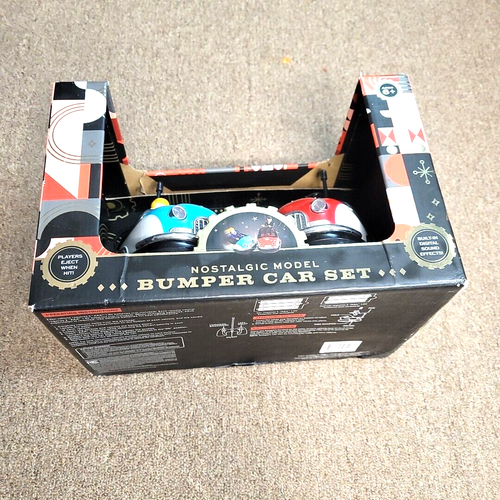 Fao Schwarz Remote Contro Nostalgic Model Retro Bumper Car Set New In Box - Picture 6 of 11