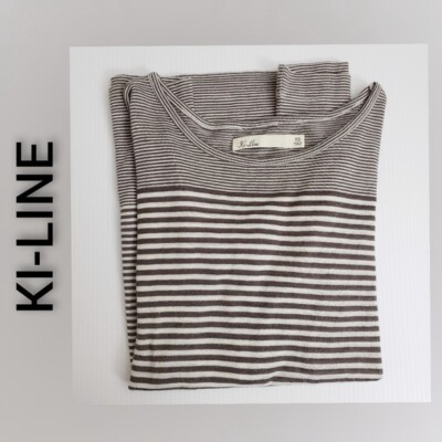 Ki-Line Striped lightweight long sleeve Top XSmall