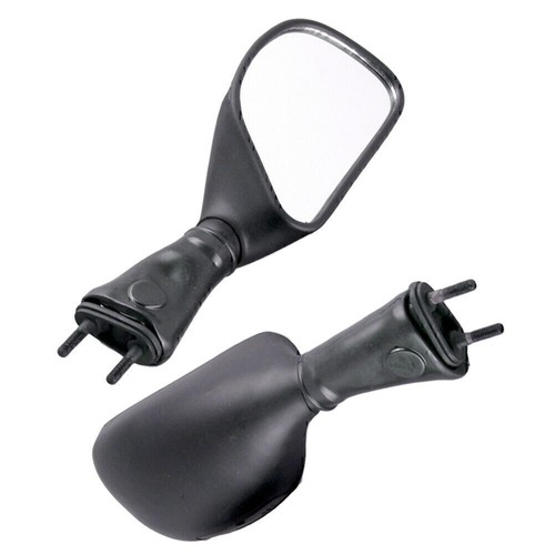 Black Motorbike Racing Rearview Side Mirrors For KAWASAKI Ninja ZX6R ZX9R 650R - Imagen 2 de 6