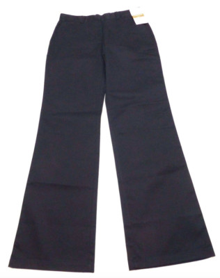 Arrow Pants Girls 16 Blue Flat Front School Uniform Adjustable Waist Pants New