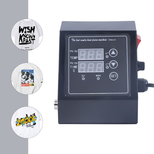 Hitze Presse Maschine Digital Control Box Temperatur Zeit für T-Shirt Hitze Presse - Bild 20 von 23