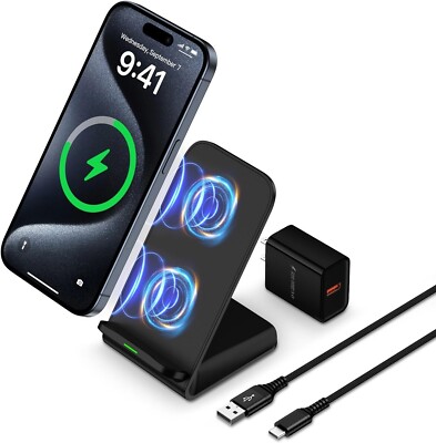 Wireless Charging Station 15W Fast Wireless for Motorola Edge