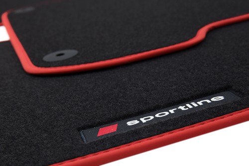 Fußmatten Sportline passend für Audi A3 8P 8PA Sportback Limo S-Line 2003-2012 - Bild 4 von 7