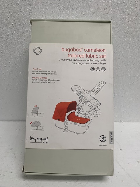 Bugaboo Cameleon Tailored Fabric Set Sun Canopy and Apron black