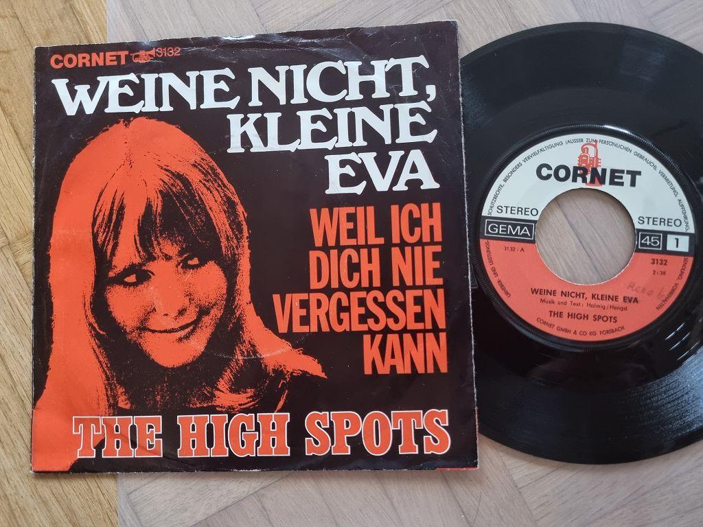 7"" Single The High Spots - Weine nicht, kleine Eva Vinyl Germany