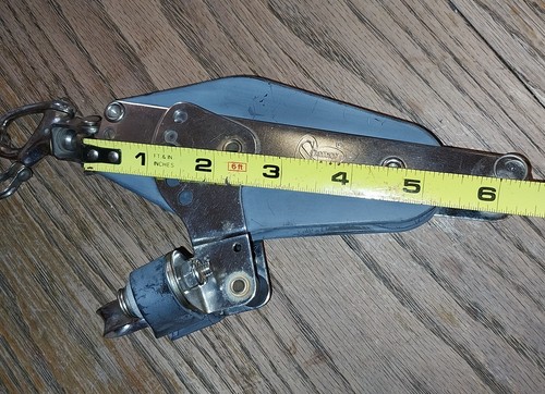 Seaway Fiddle Cam Cleat Beckett Nicro Marine Swivel Snap Shackle - Foto 4 di 8