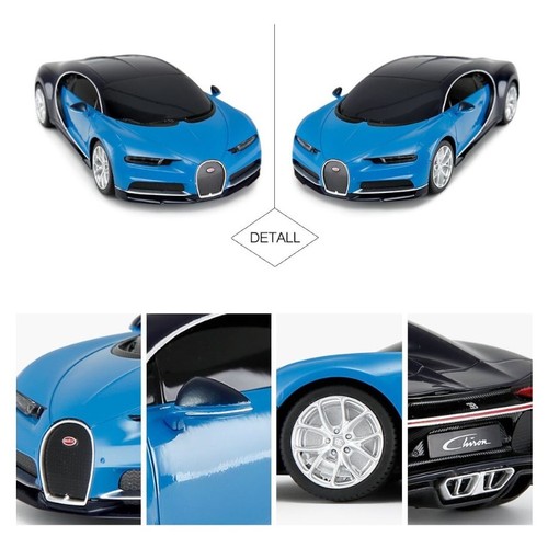 1:24 RC Bugatti Chiron Blu by RASTAR - Picture 6 of 7