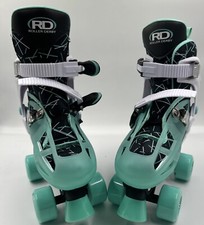 Roller Derby Prodigy Kids' Quad Skates White/Green 3-6