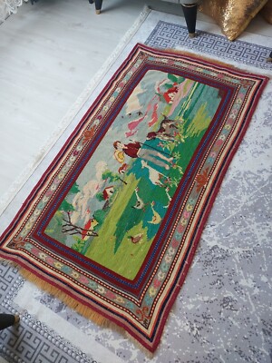 France Antique Rug, Nature and Animal Garden Carpet Rug, Tapestry ...