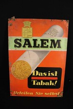 SALEM Das ist Tabak ! Urteilen Sie selbst  42 x 59 cm - D um 1930