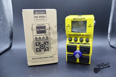 Zoom MS-200D+ MultiStomp Guitar Multi-Effects Pedal Genuine Products New