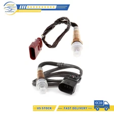 2pcs O2 Oxygen Sensor for Jetta Beetle Passat 1.8L Upstream Downstream Wideband