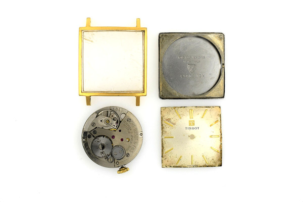 TISSOT Square Reference 41400 Vintage Uhr für Projektkaliber 781 (2721)
