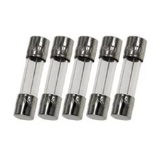 Pack of 5, MDL 3.15A or MDL-3.15BC 125v/250v Slow Blow Time Delay Glass Fuse, 3