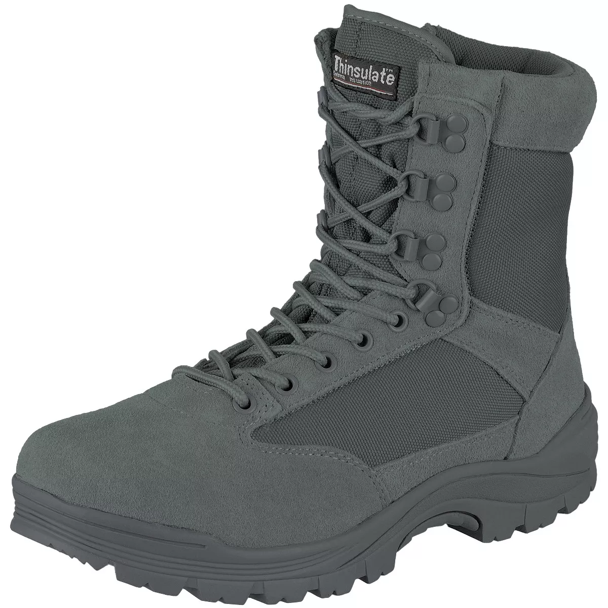 Tactical Side Zip Security Police Combat Army Mens Boots Desert