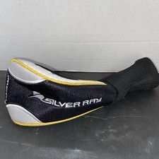 GOLF CLUB COVER HEADCOVER RAY COOK SILVER RAY FAIRWAY BLACK WHITE