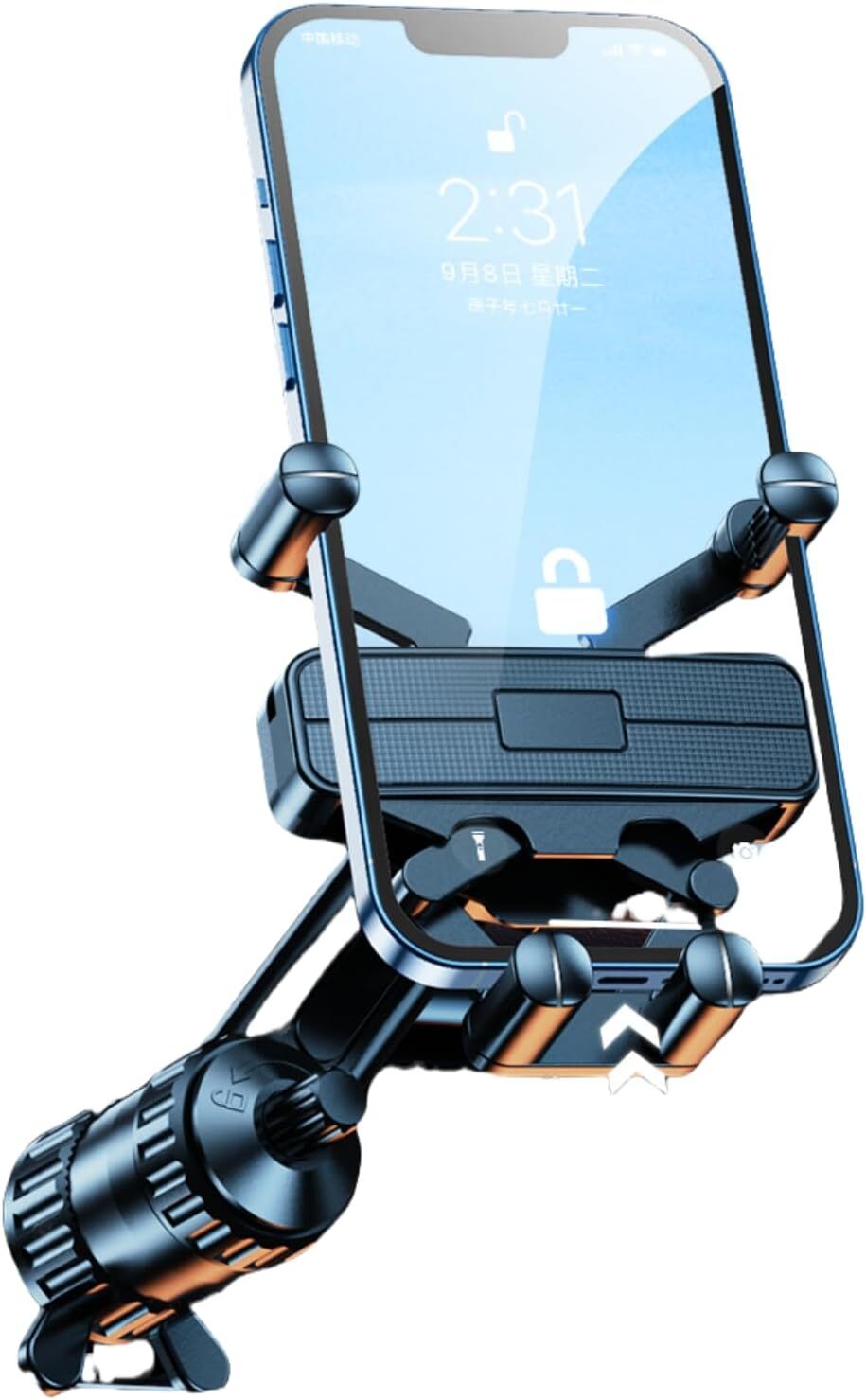 Car Vent Phone Mount Never Blocking Vent Rotatable Car Phone Holder Mount Air-image