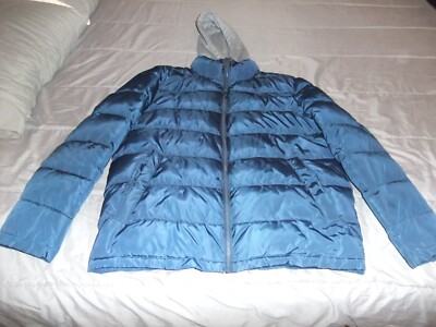 MEN'S XL Kenneth Cole New York MenS BLUE Puffer Coat Winter