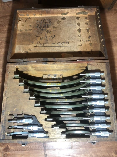 Mitutoyo No 103 0-12” .0001” Outside Micrometer Set