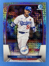 Mookie Betts 2023 Bowman #20 Mojo Refractors Los Angeles Dodgers