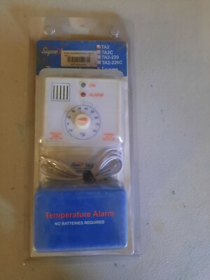 Supco TA2 120 VAC Fahrenheit Model Temperature Alarm