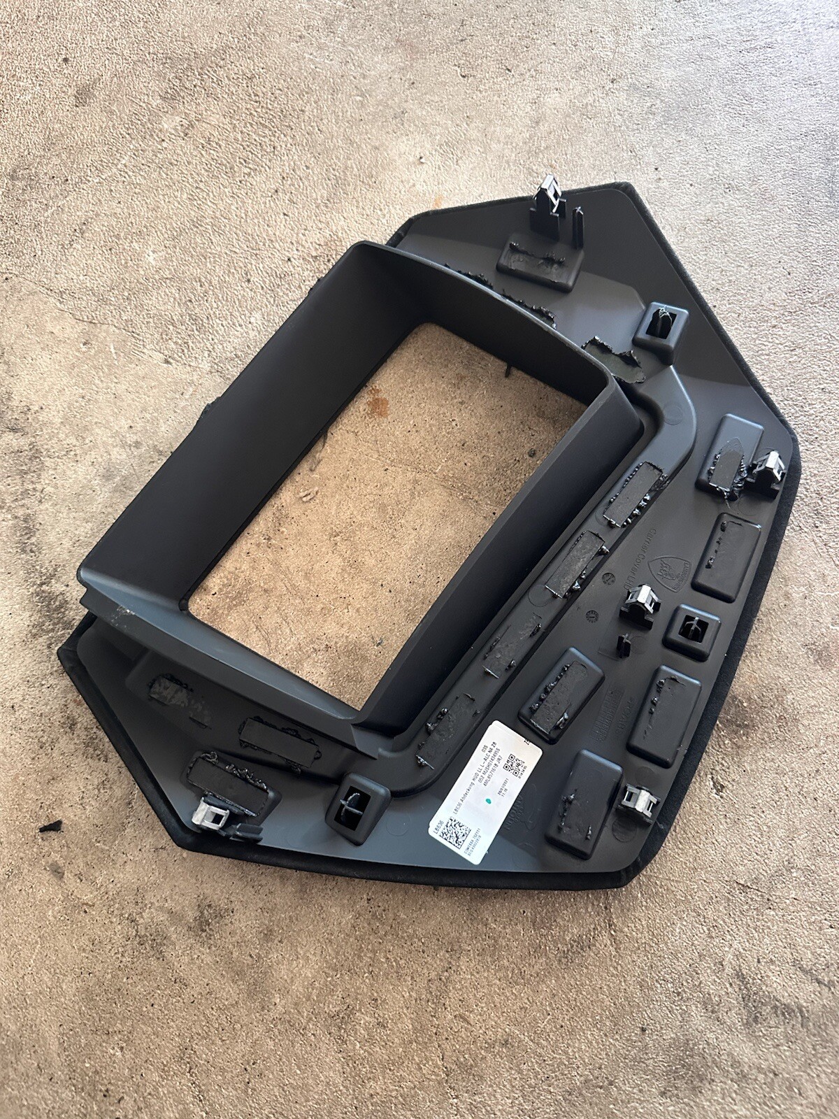 Lamborghini urus heads up display cover trim panel 4ML857161