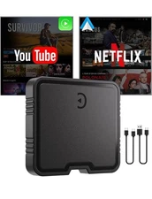 DKGEA Wireless Carplay Adapter, Car Play Adapter Supports Netflix, YouTube ~ NEW