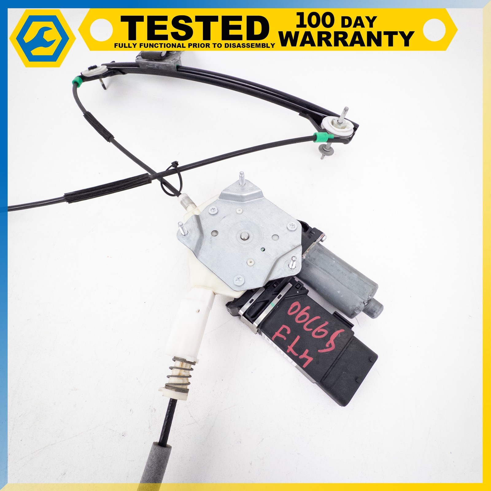 05-13 CHEVROLET CORVETTE C6 FRONT LEFT POWER WINDOW REGULATOR MOTOR ASSEMBLY OEM