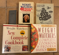 VTG Lot of Weight Watchers Books 2 Binder Cookbooks Program Basics More