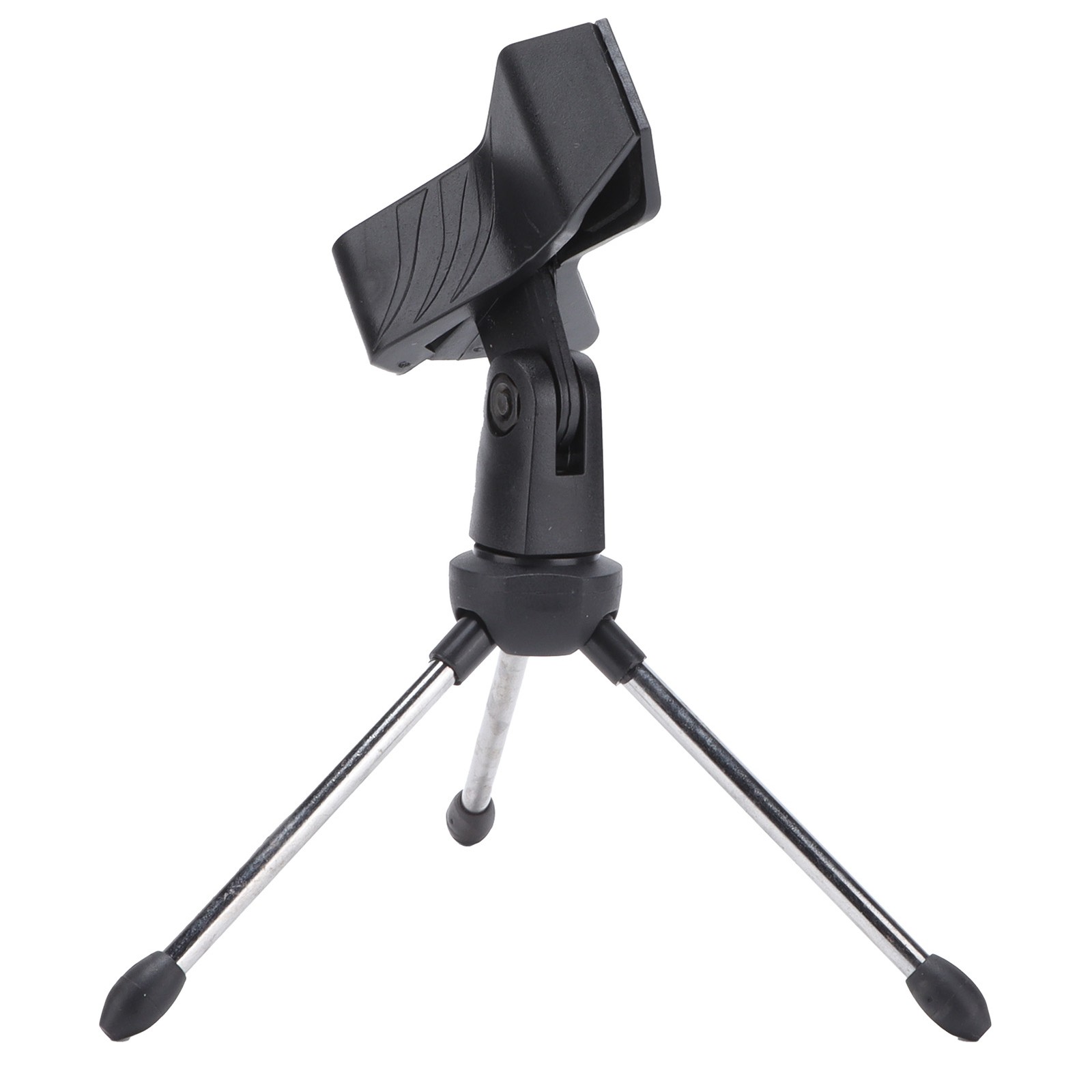 Desktop Mic Holder Microphone Stand Foldable Portable Angle Adjustable Tripod