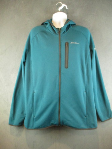 Eddie Bauer Jacket Mens 2XL First Ascent Outpace Flex Fleece Full Zip Hooded - Picture 1 of 14