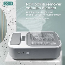 6000 RPM Nail Dust Collector - 60W Manicure Vacuum w/Filter for Salon & Home