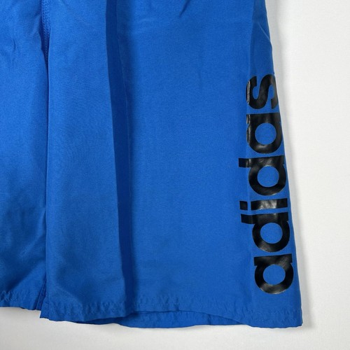 Adidas Swimsuit Shorts Trunks Size YM Youth Medium Blue Beach Pool Surf Swim. K - Picture 2 of 9