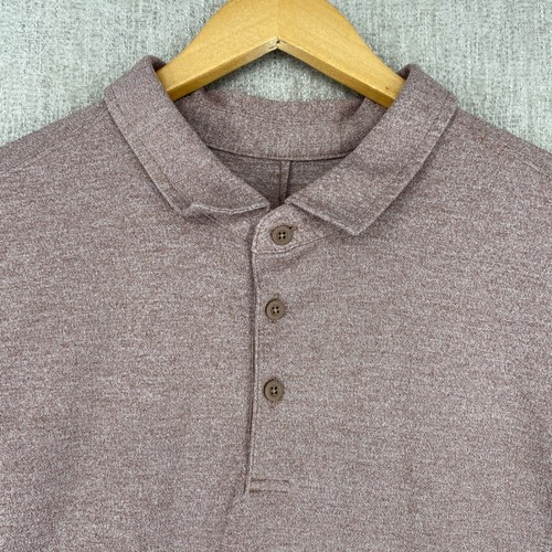 Polo Lululemon Evolution manica corta golf tutti i giorni casual maglia elasticizzata XL - Foto 3 di 9