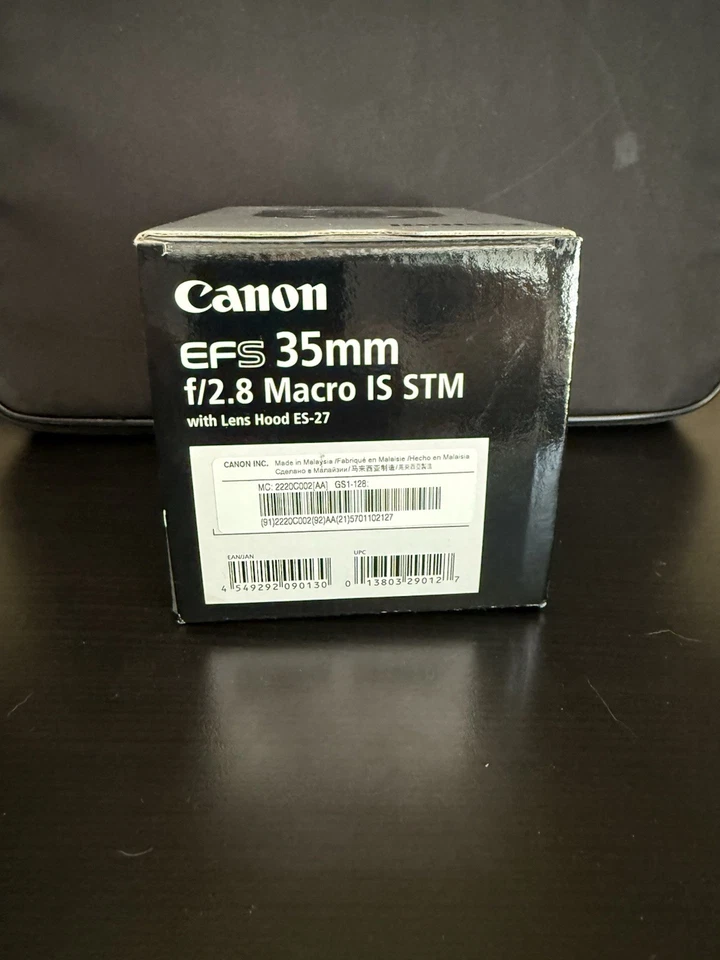 Lente macro IS STM para cámara Canon EF-S 35 mm F2,8 Foto 2 de 4