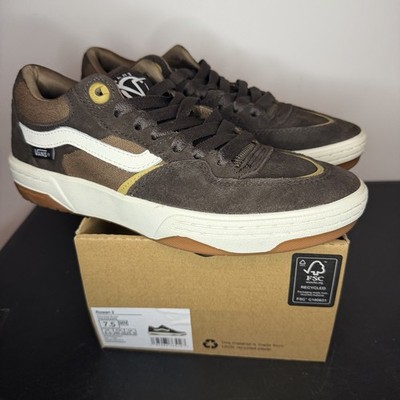 Vans Rowan 2 Chocolate Brown Men's Skateboarding Shoes Sneakers New