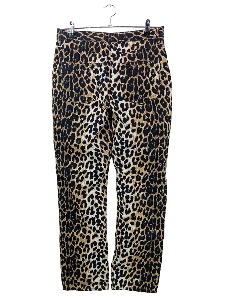 ASOS Vaquero de talle alto Mujeres Vaquero Talla EU 40 marrón-negro-blanco - Imagen 2 de 4