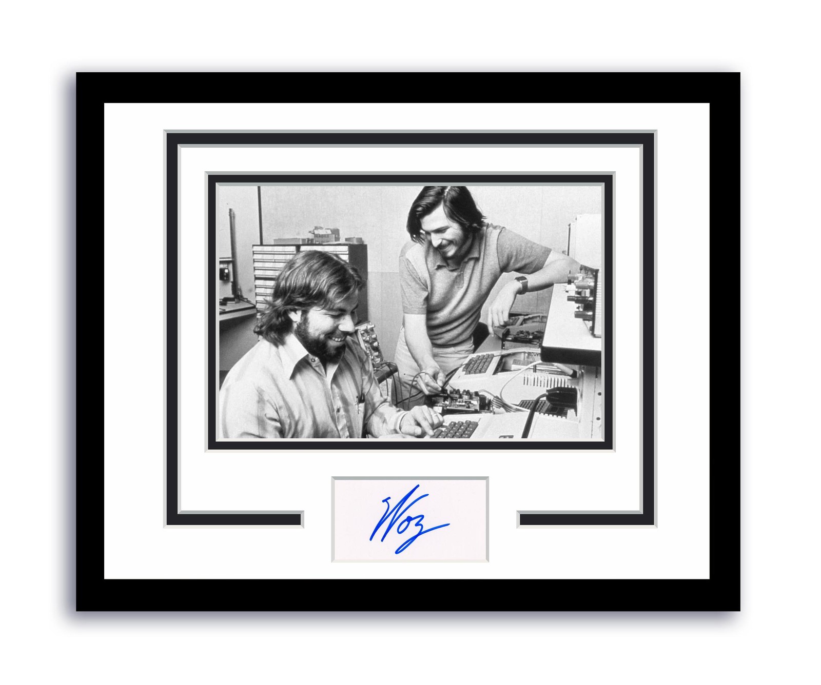 Apple Co-Creator Steve Wozniak Autographed 11x14 Framed Photo Steve Jobs ACOA