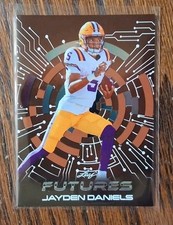 2024 Leaf Futures #FF-22 Jayden Daniels RC LSU Tigers Washington Commanders 