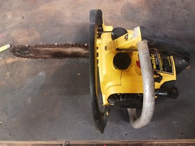 Vintage McCulloch Mac 110 Chainsaw 10'' Bar - Complete