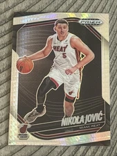 Nikola Jovic 2024-25 Panini Prizm Black Hyper Prizm Miami Heat #194